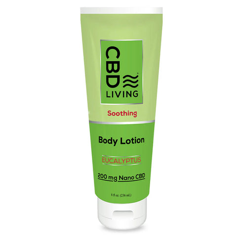 8 oz CBD Living Body Lotion - 200mg Nano CBD